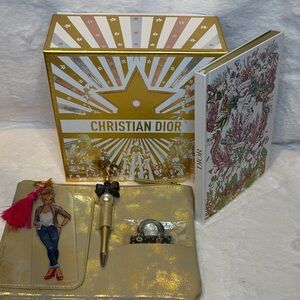 SHARE SHOW ITEM!! Dior Notebook with Gold Organizer and Accessories. DO NOT BUY!